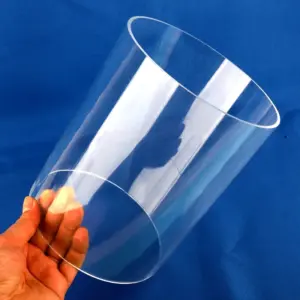 tubo acrílico transparente para aquário