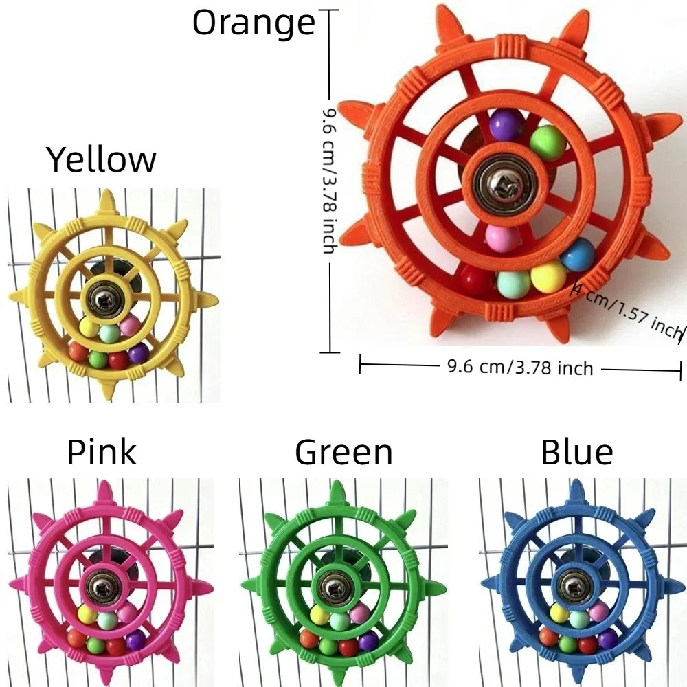 Brinquedo Giratório para Pássaros de PETG com 9,6 cm para Gaiola - Imagem 6