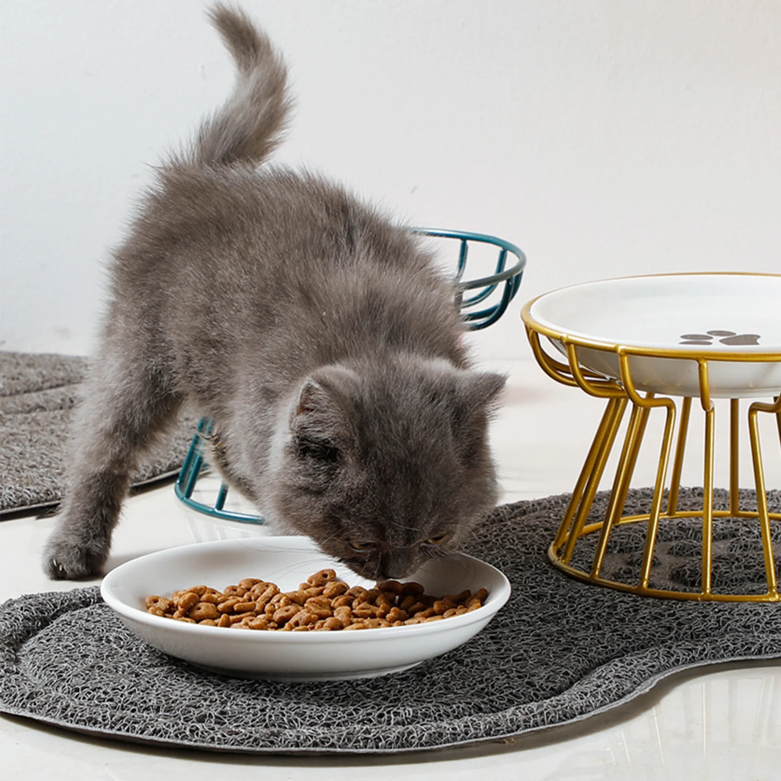 Tigela de Cerâmica para Gatos e Cães Pequenos Antiderrapante - Imagem 2