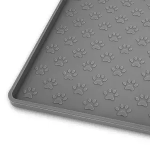 tapete de alimentação de silicone para cães