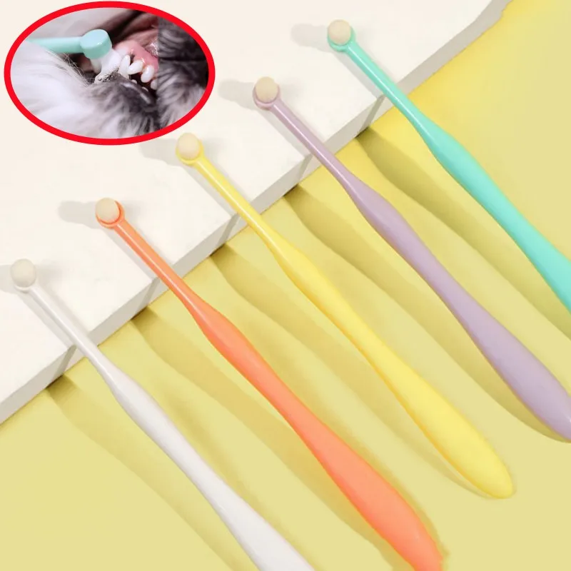 escova dental de dedo para cães e gatos