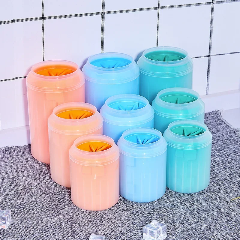 Copo Limpa Patas para Cães com Cerdas de Silicone Macio Removível - Imagem 4