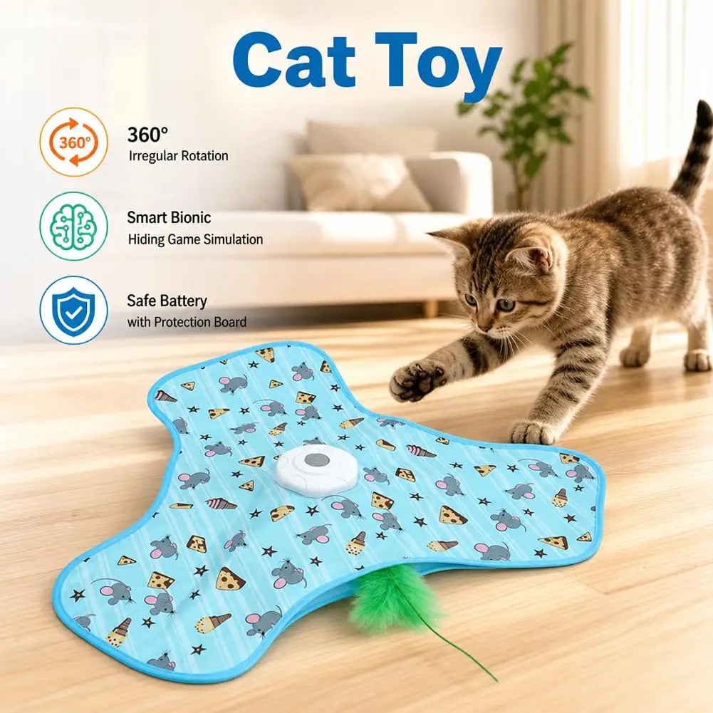 brinquedo interativo para gatos usb recarregável