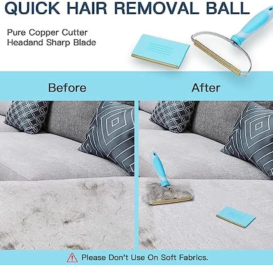 Kit Removedor de Pelos para Cães e Gatos com Cabo Telescópico Ajustável - Imagem 4