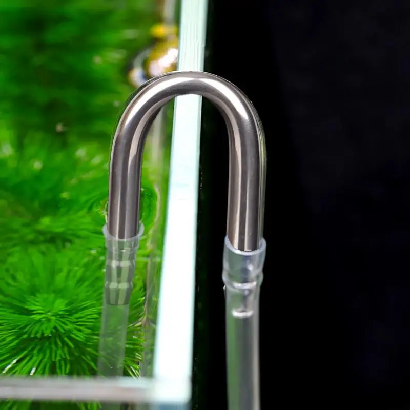 Tubo em U para Aquário de Aço Inoxidável 4x2,7 cm - Imagem 3