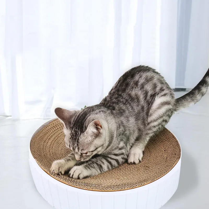 Arranhador Tigela para Gatos de Papelão Ondulado Resistente - Imagem 6