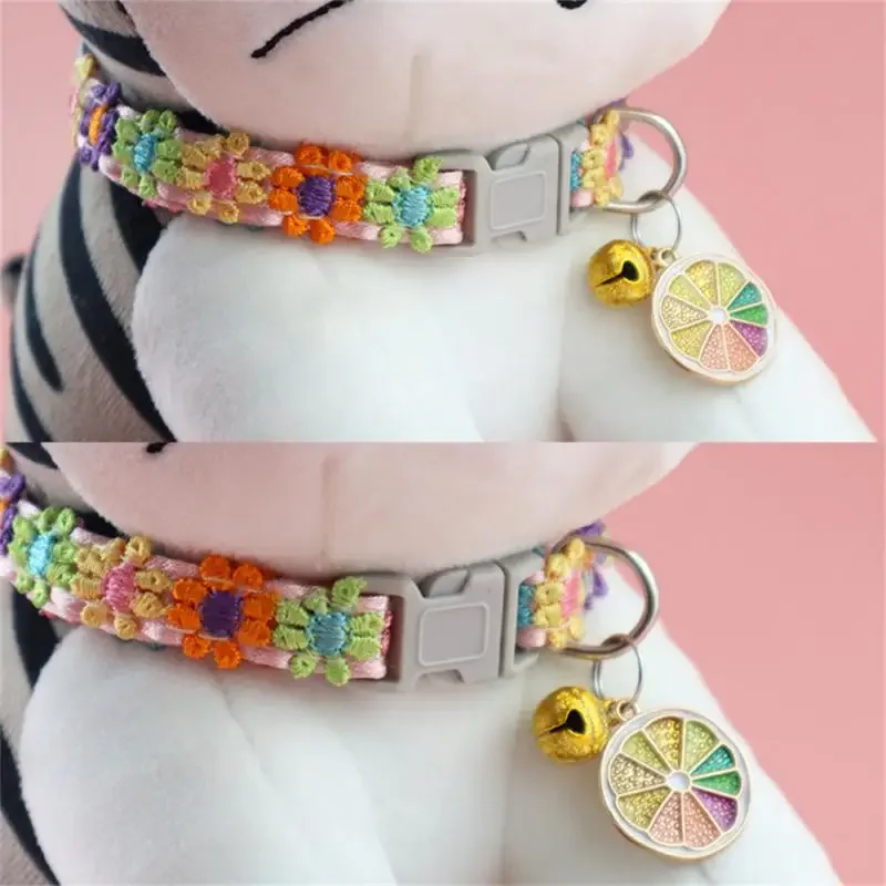 Coleira para Gatos e Filhotes de Poliéster 1x30cm com Fivela Ajustável - Imagem 4