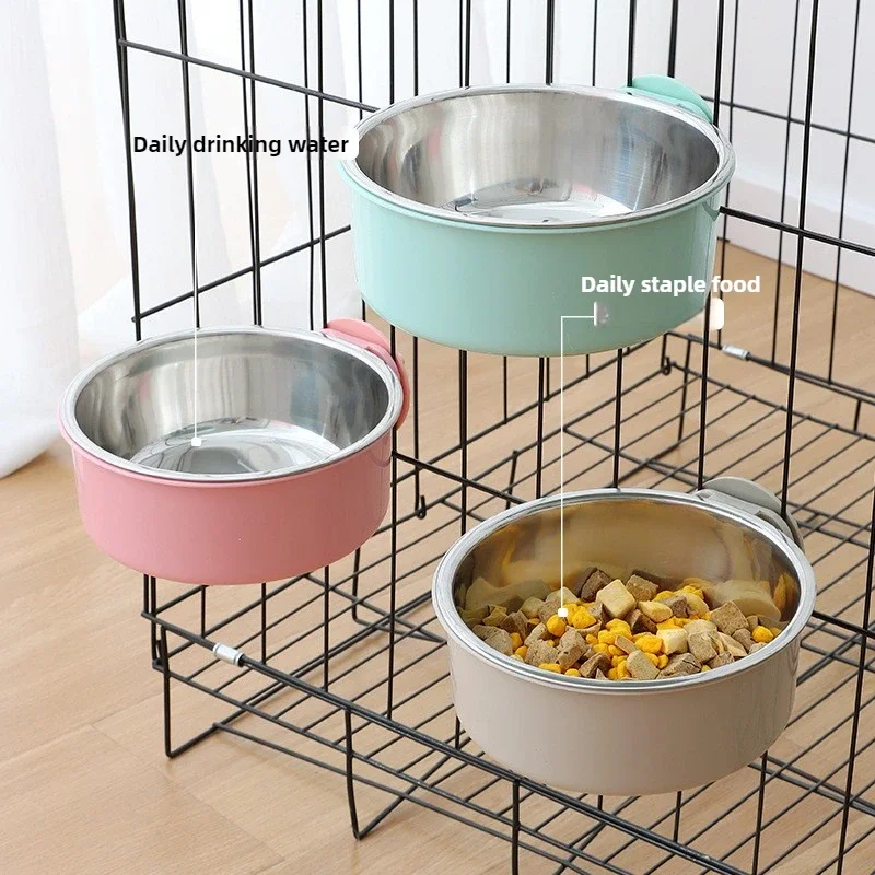 Comedouro Bebedouro para Cães com Tigela Removível Anti-derramamento - Imagem 2