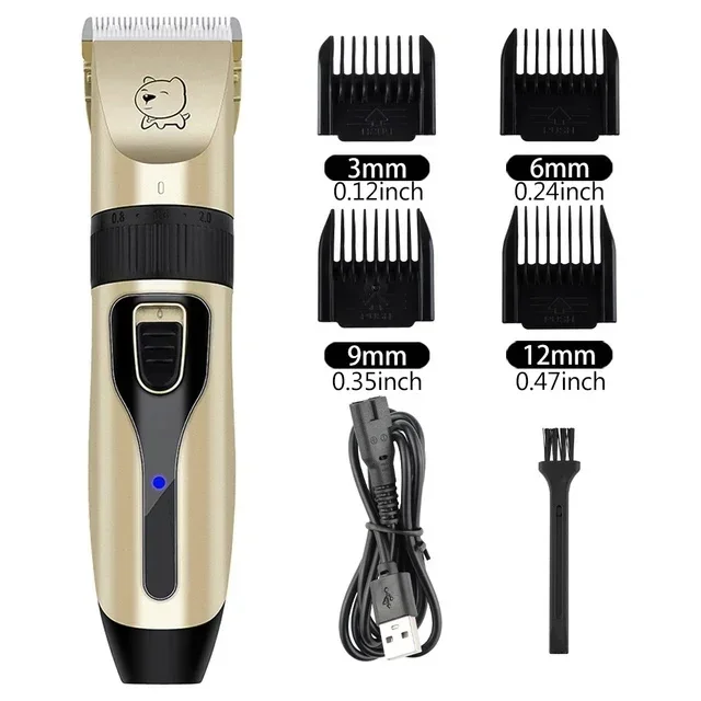 Máquina de Tosa para Cães e Gatos Recarregável USB - Imagem 6