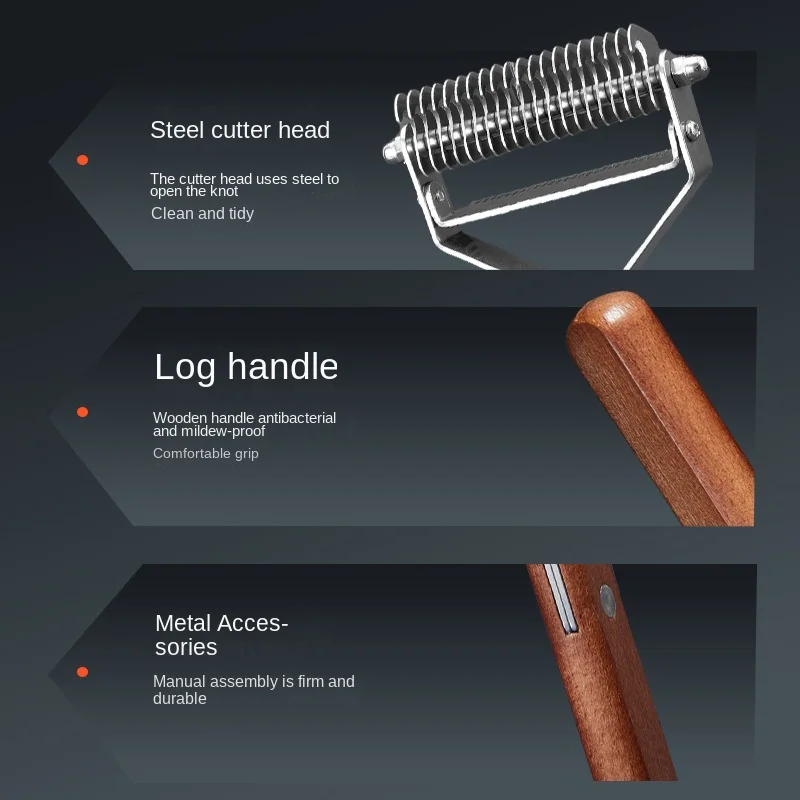 Escova Autolimpante para Cães e Gatos, Remove Pelos Soltos - Image 4
