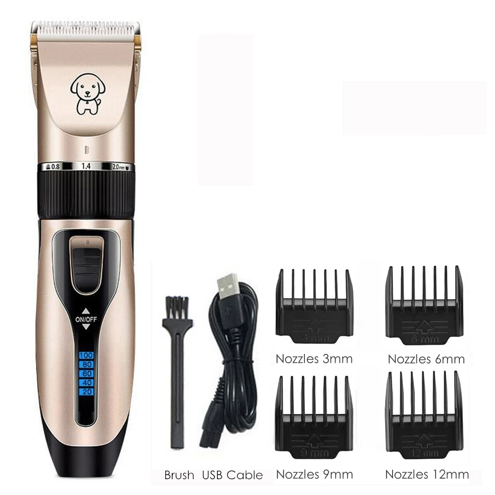 Máquina de Tosa K5 para Cães e Gatos Recarregável com Ajuste de 5 Velocidades - Image 2