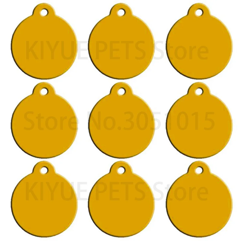 Chaveiro de Identificação KIYUE Redondo para Gatos com Gravação a Laser - Image 5