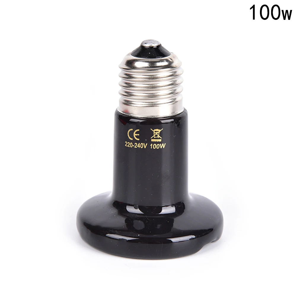 Lâmpada de Aquecimento Cerâmica para Répteis 25W/50W/75W/100W Infravermelha - Imagem 6