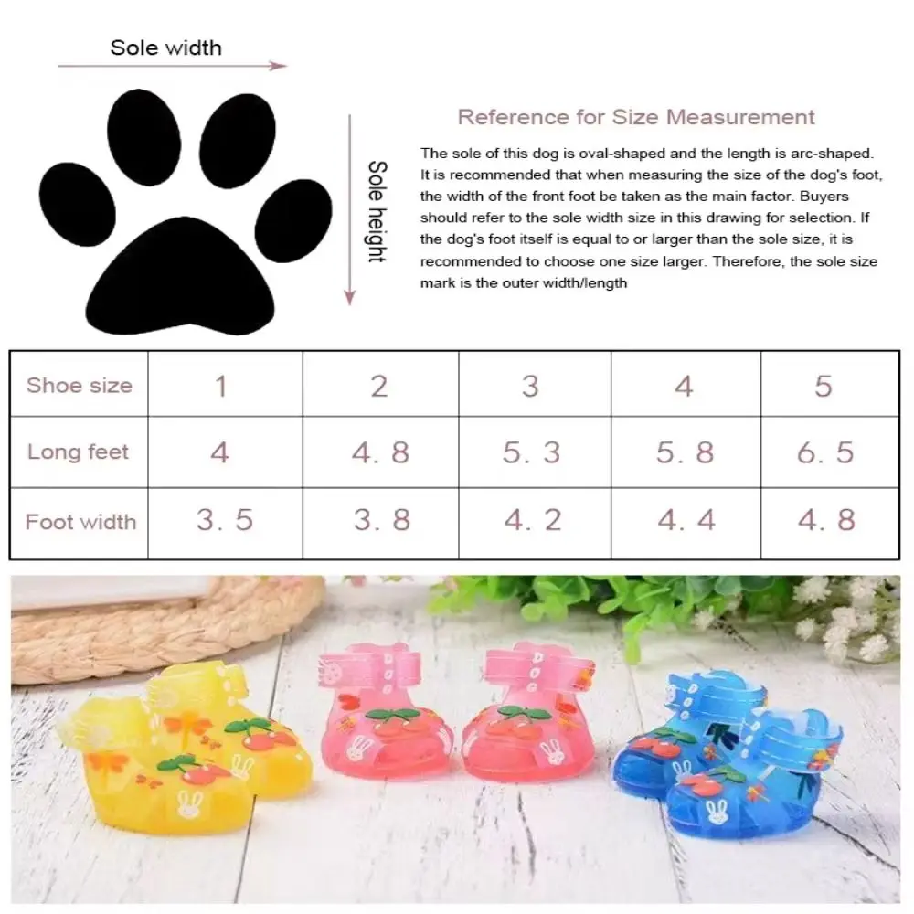 Sandálias de Silicone para Cães Pequenos Ajustáveis e Impermeáveis - Imagem 6