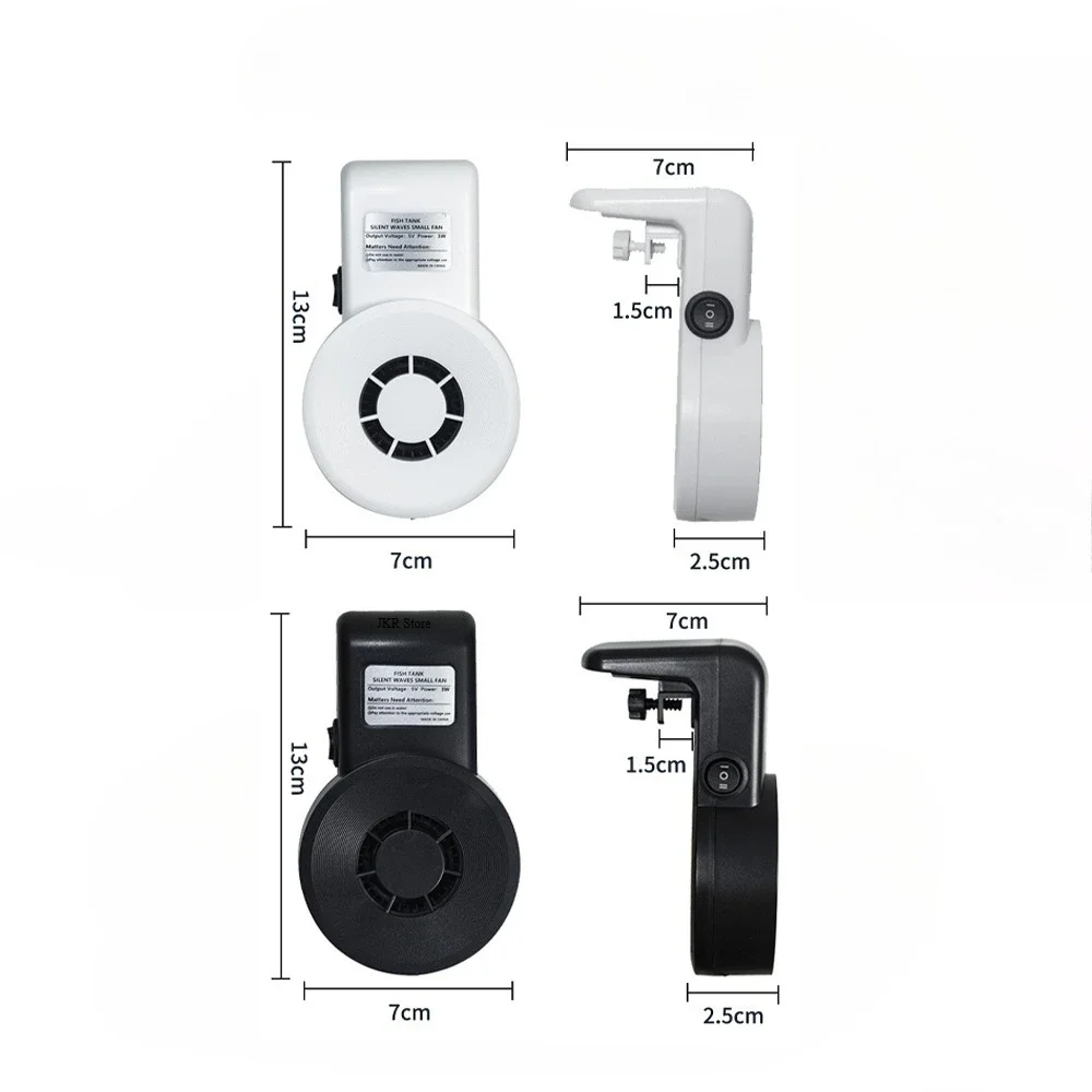 Mini Ventilador USB para Aquário 5V 3W com Regulagem de Velocidade - Imagem 6