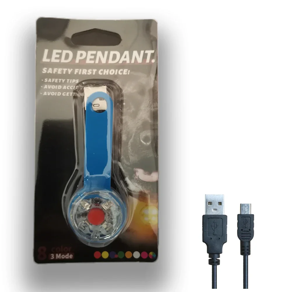 Coleira LED para Cães e Gatos Branca IPX7 com Luz Piscante - Imagem 6