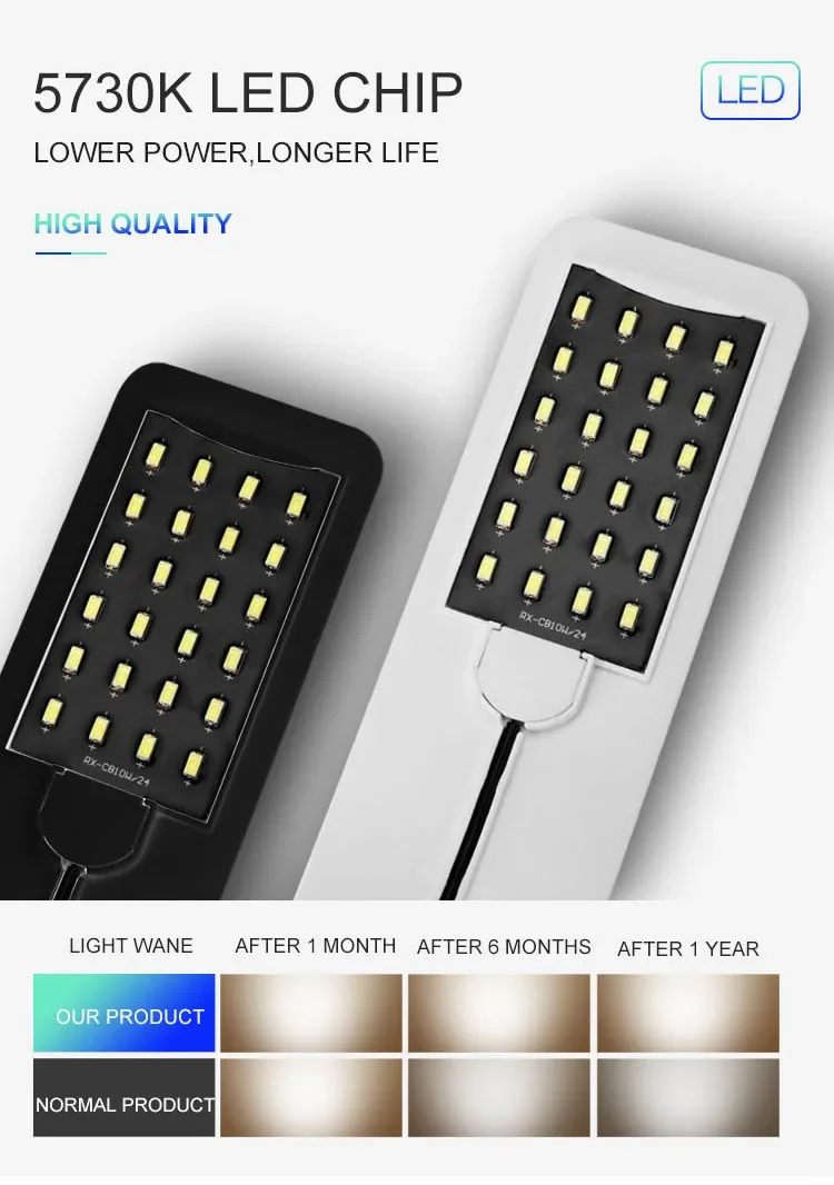 Luminária de Aquário LED com Clipe para Plantas Aquáticas 5W - Imagem 4
