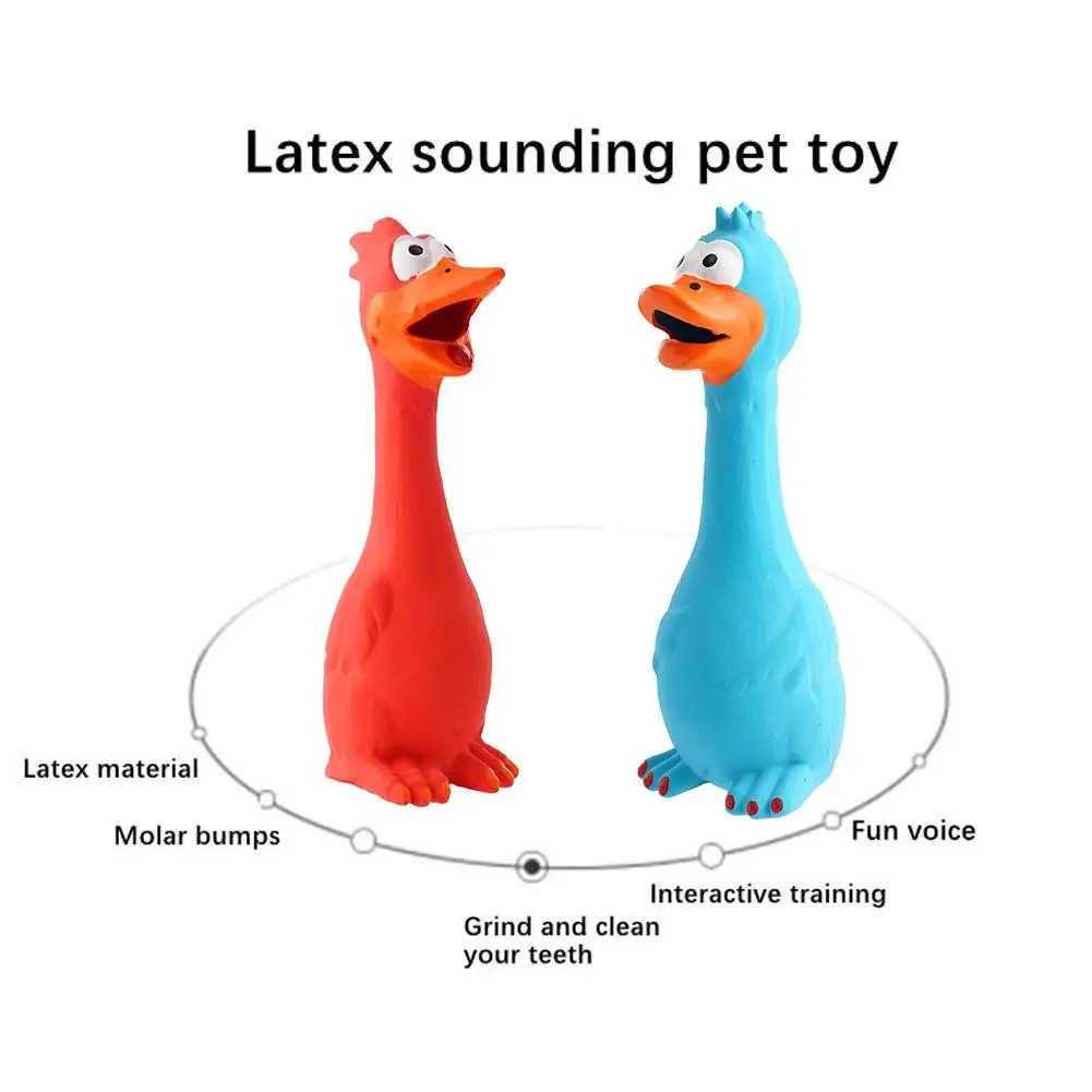 Brinquedo de Látex para Cães com Som e 20 cm para Mastigar - Imagem 5