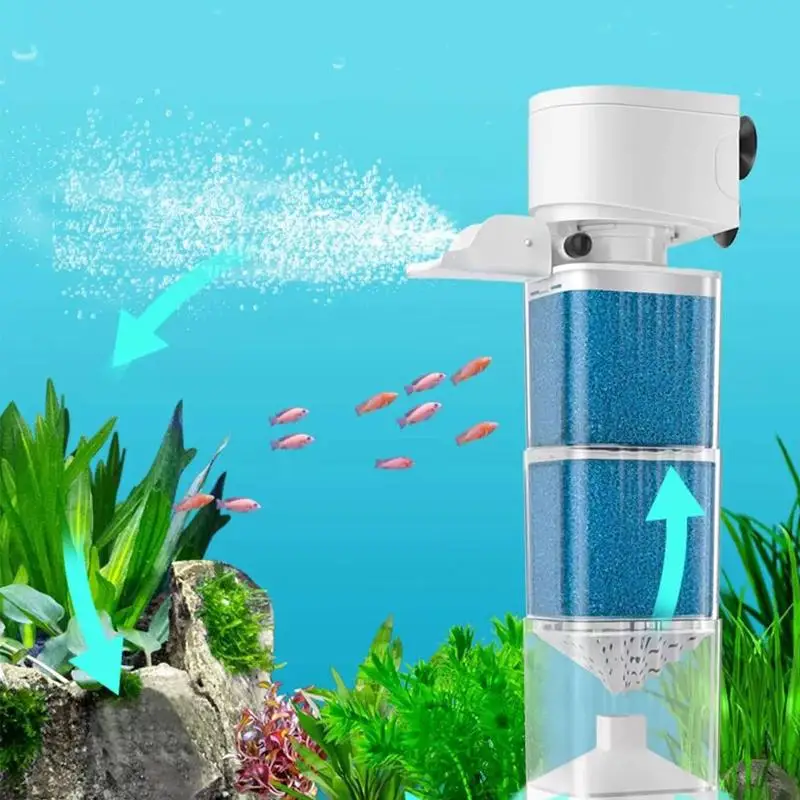 Bomba de Filtro Interno para Aquário 220V Submersível com Aerador - Imagem 3