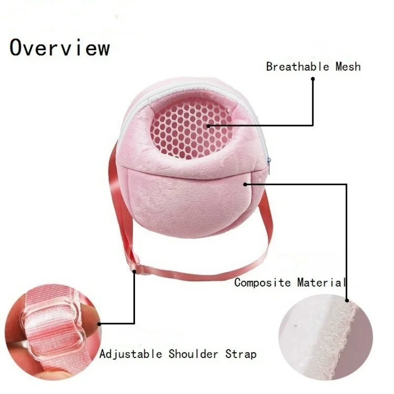 Bolsa de Transporte para Hamster em Veludo Macio e Lavável - Image 6