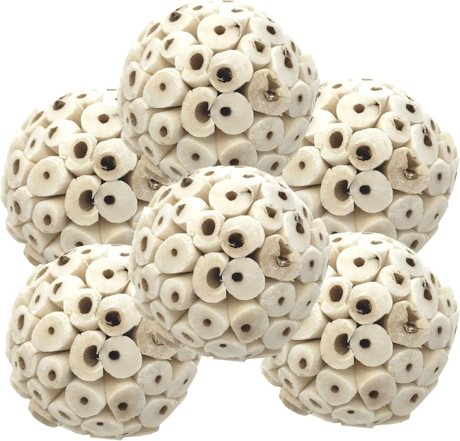 Brinquedo Bola de Sola para Pássaros e Roedores com Material Mastigável - Imagem 6