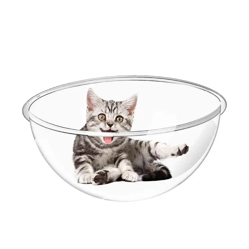 Cama Rede para Gatos de Acrílico Transparente Antirrisco - Imagem 3