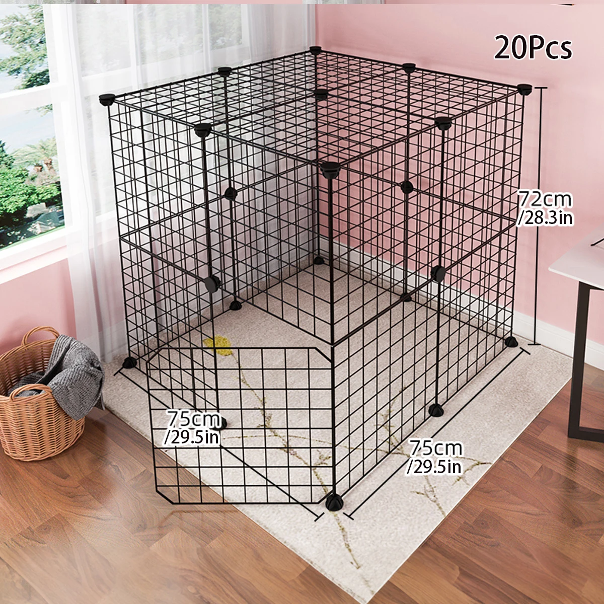 Gaiola Modular para Roedores e Gatos com Combinação Livre - Imagem 5