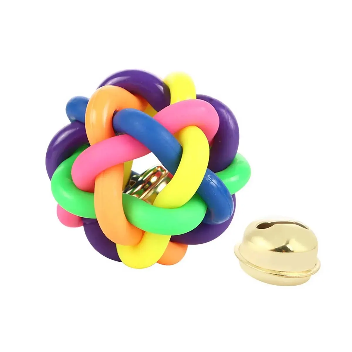 Bola de Borracha para Cães com Sino Interno 5.5 cm - Imagem 4