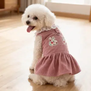 vestido para cães e gatos estilo princesa
