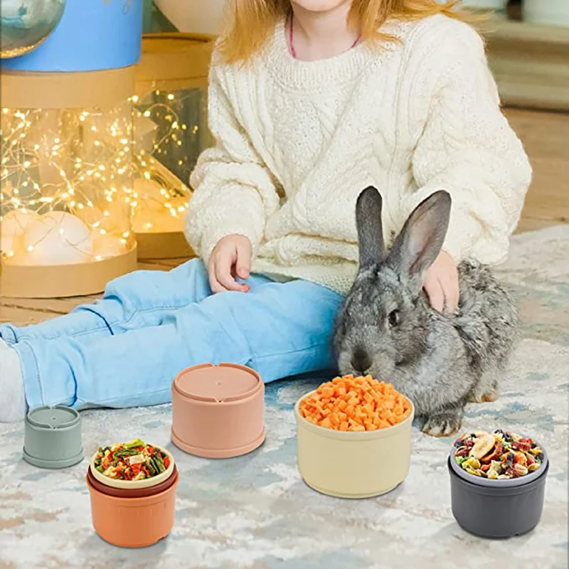 Brinquedo de Empilhar para Coelhos com Esconde-Comida - Image 2