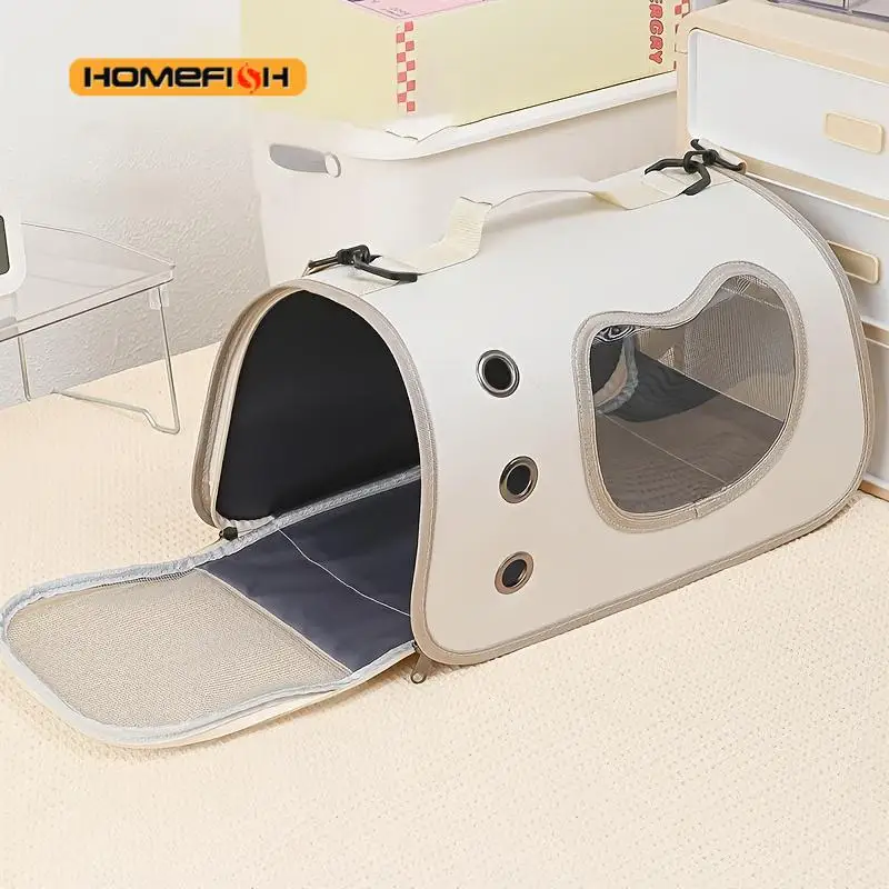 Bolsa de Transporte para Cães e Gatos Pequenos Dobrável e Respirável - Imagem 3