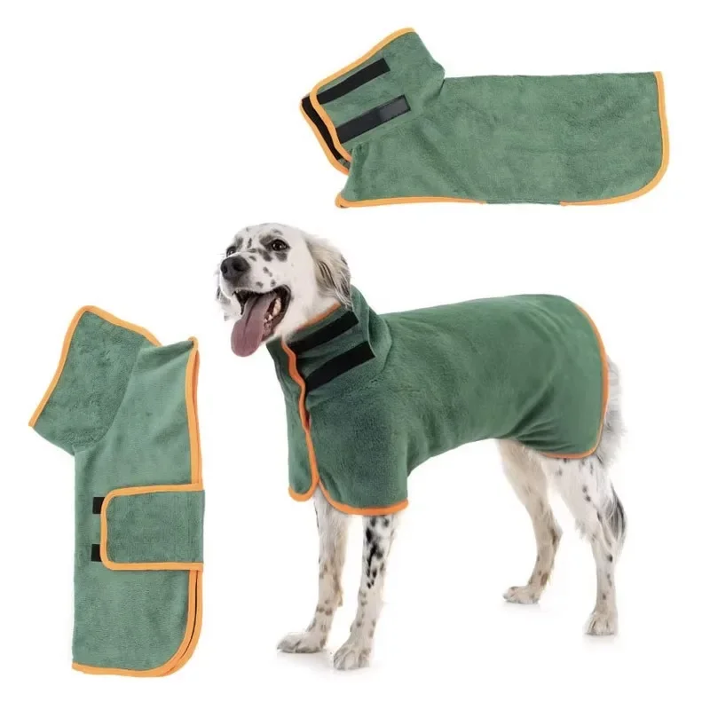 Roupão Absorvente para Cães e Gatos de Secagem Rápida - Imagem 4