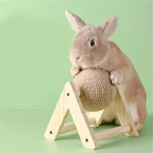 bola para coelho de sisal