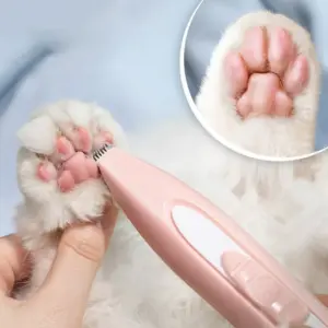 cortador de pelo silencioso para patas de cães