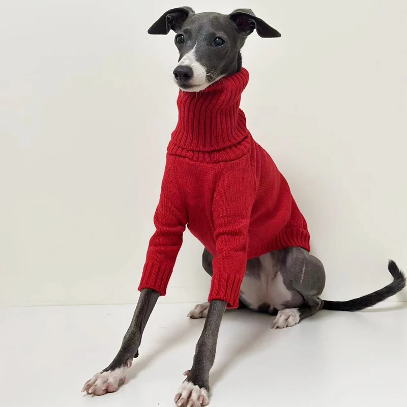 suéter galgo italiano gola alta