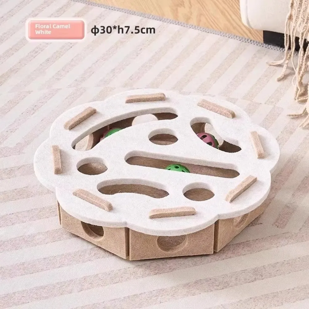 Arranhador para Gatos de Feltro 30x30 cm com Montagem Fácil - Imagem 5