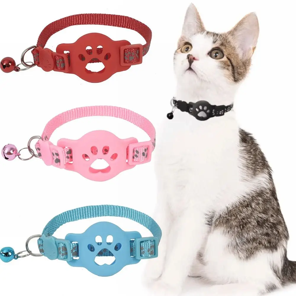 Coleira para Gatos com Suporte para AirTag e Faixas Refletivas - Imagem 5