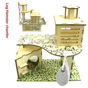 ninho para hamster com escada