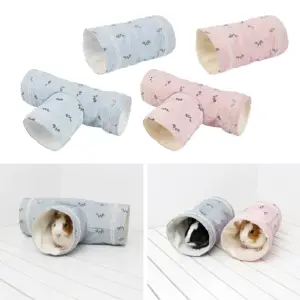 túnel dobrável para hamster