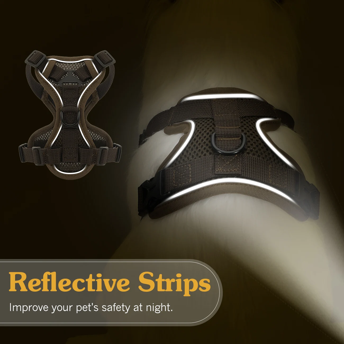 Colete para Gatos VavoPaw Ajustável Refletivo para Passeio - Image 3