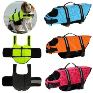 colete salva-vidas para cães grandes ajustável