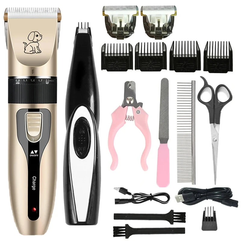 kit tosa elétrico para cães e gatos