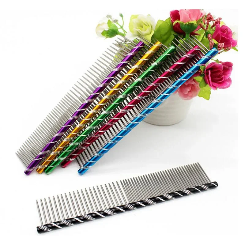 Pente para Cães e Gatos de Liga com Dentes Duplos 19 cm - Image 2