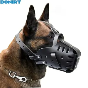 focinheira de couro para cães de porte grande