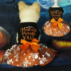 fantasia de halloween para cães e gatos