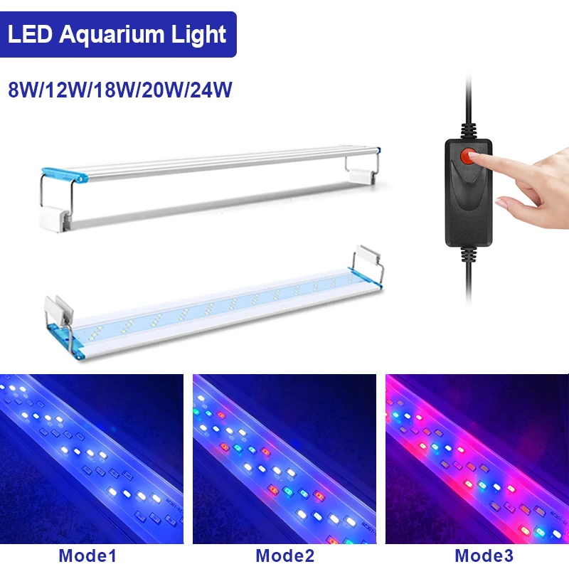 luz led para aquário expansível