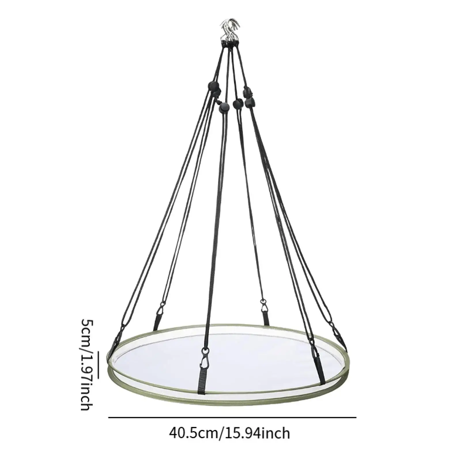 Bandeja Coletora de Sementes para Pássaros 40.5cm com Gancho para Instalação Fácil - Imagem 6