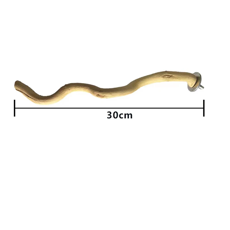 Poleiro de Madeira Natural para Pássaros de 10 a 30 cm para Gaiola - Imagem 5
