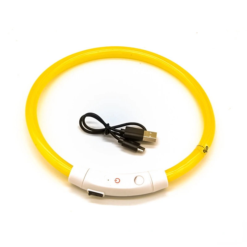 Coleira LED para Cães e Gatos Recarregável USB Anti Perda - Imagem 5