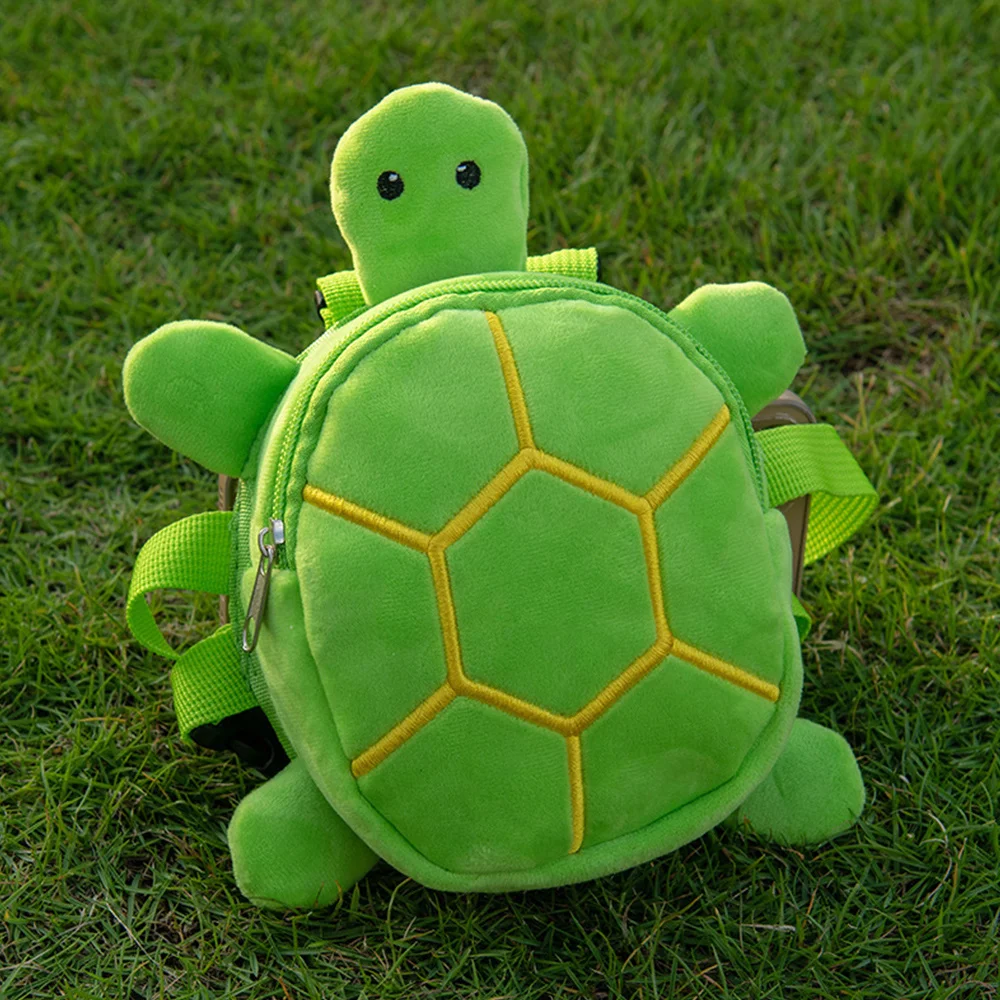 Mochila para Cães Pequenos de Pelúcia em Formato de Tartaruga Ajustável - Imagem 4